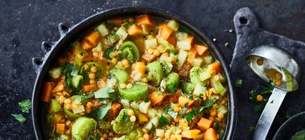 Karotten-Linsen-Suppe