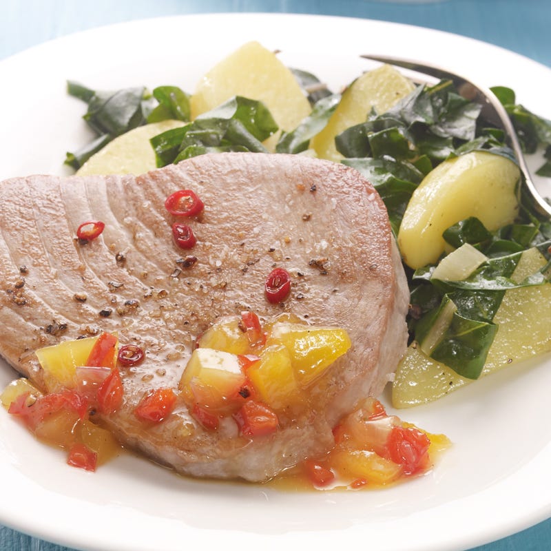 Foto Tunfischsteak mit Mangochutney von WW