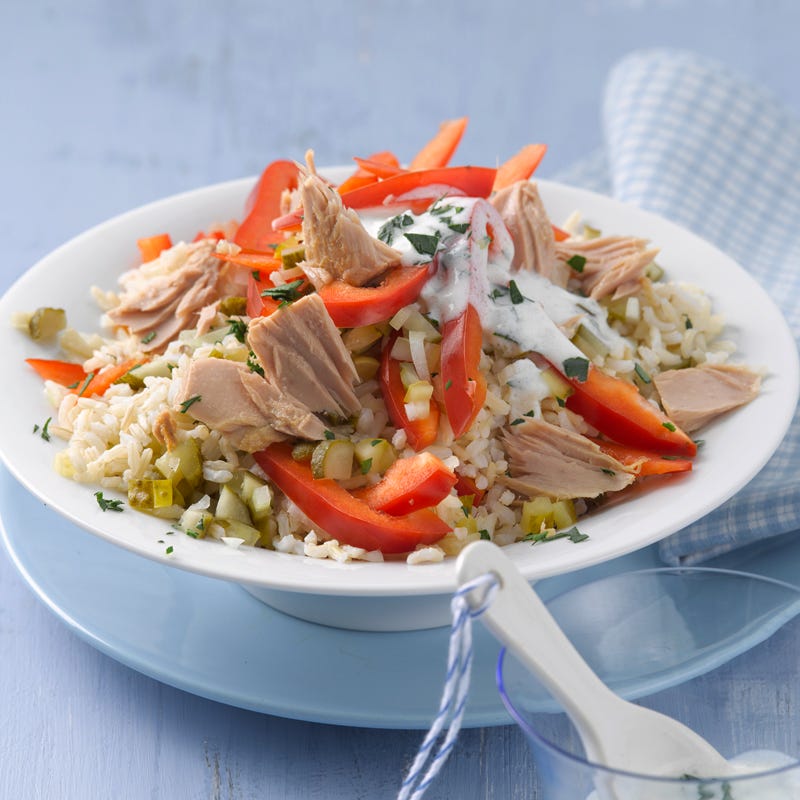 Foto Reis-Paprika-Salat mit Tunfisch von WW