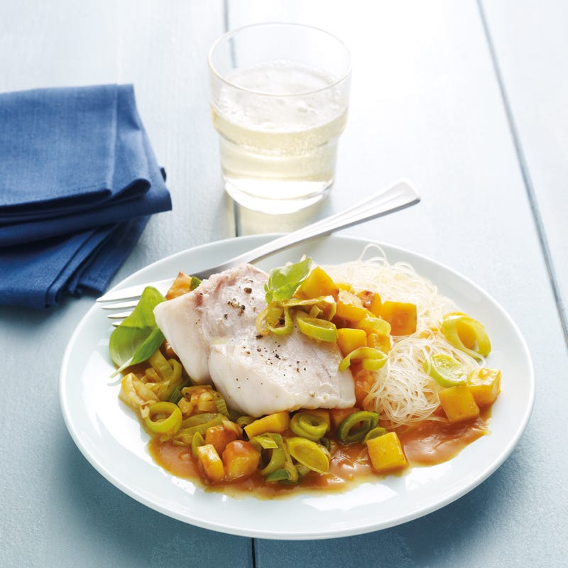 Foto Curry-Fisch-Pfanne mit Mango von WW