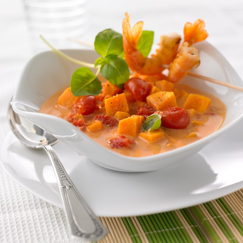 Süßkartoffel-Kokos-Suppe