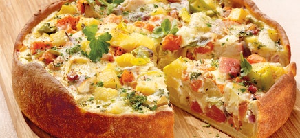 Kartoffel-Kürbis-Quiche