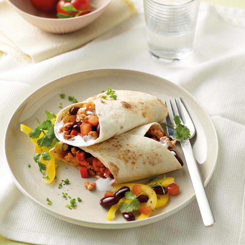 Foto Tex-Mex-Tortillas mit Geflügel von WW