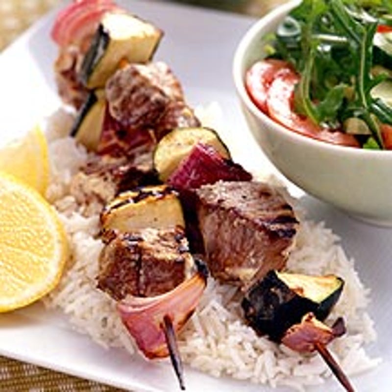 Foto Lamm-Zucchini-Spießchen von WW