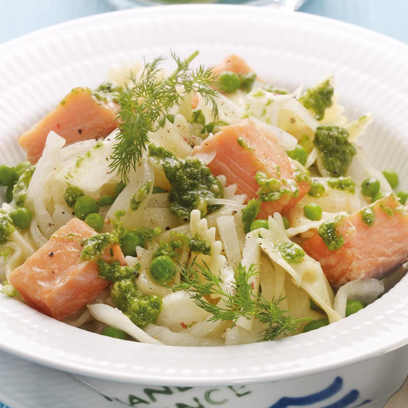 Foto Stremellachs mit Pestonudeln von WW