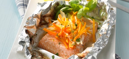 Lachs in Alufolie