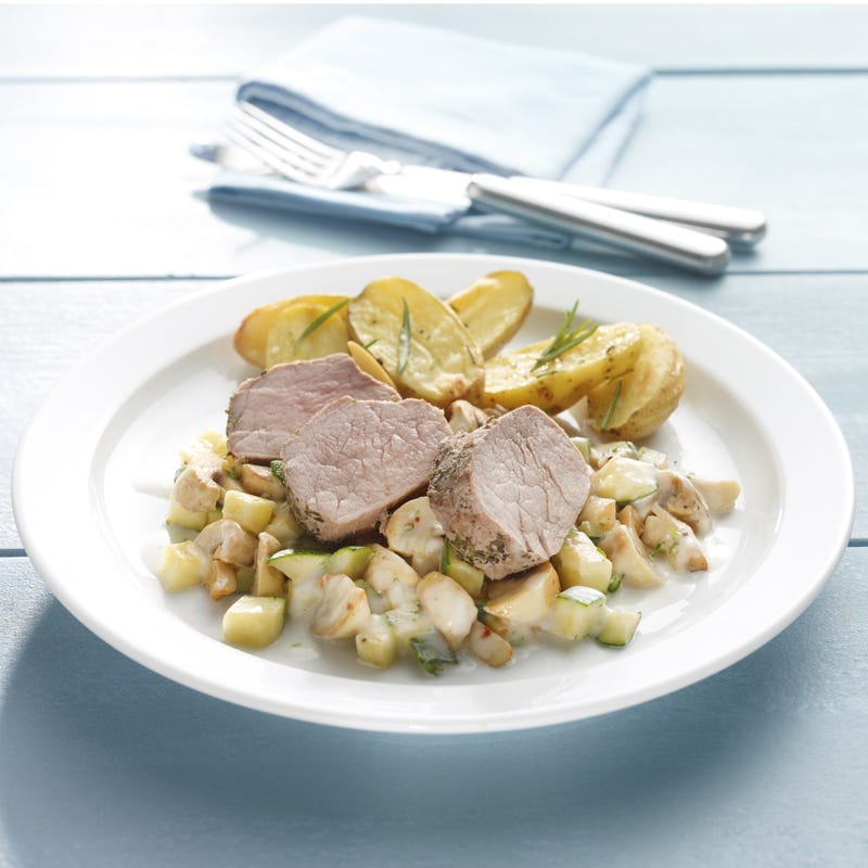 Foto Schweinefilet mit Rosmarinkartoffeln von WW