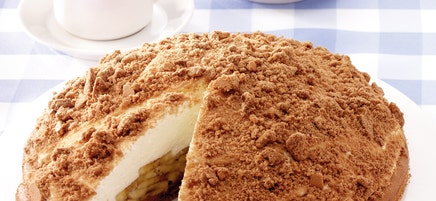 Maulwurfstorte mit Banane