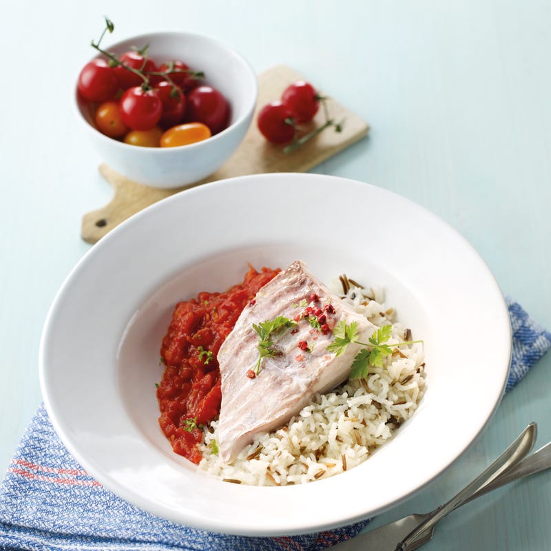 Foto Seelachs auf Tomatensauce von WW