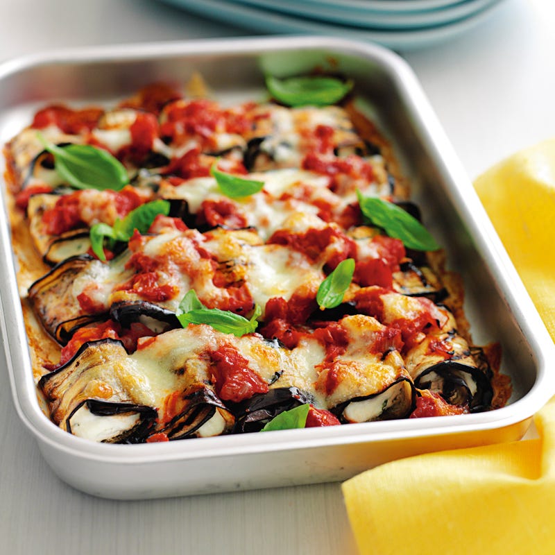 Foto Auberginen-Involtini mit Baguette von WW