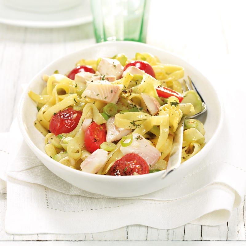 Foto Pasta mit Gurke und Forelle von WW