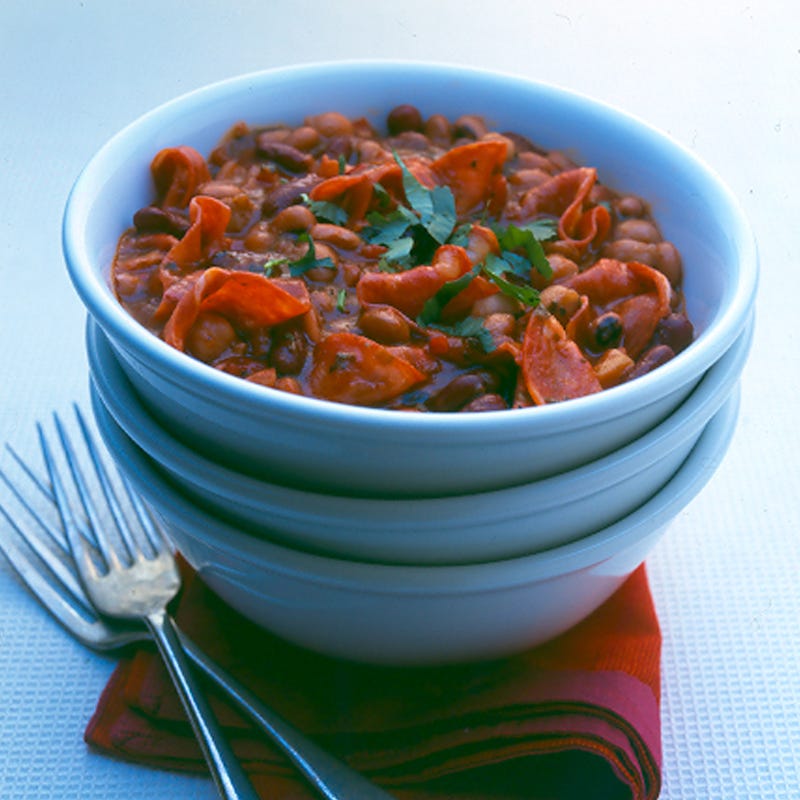 Photo of Quick chorizo & bean chilli by WW