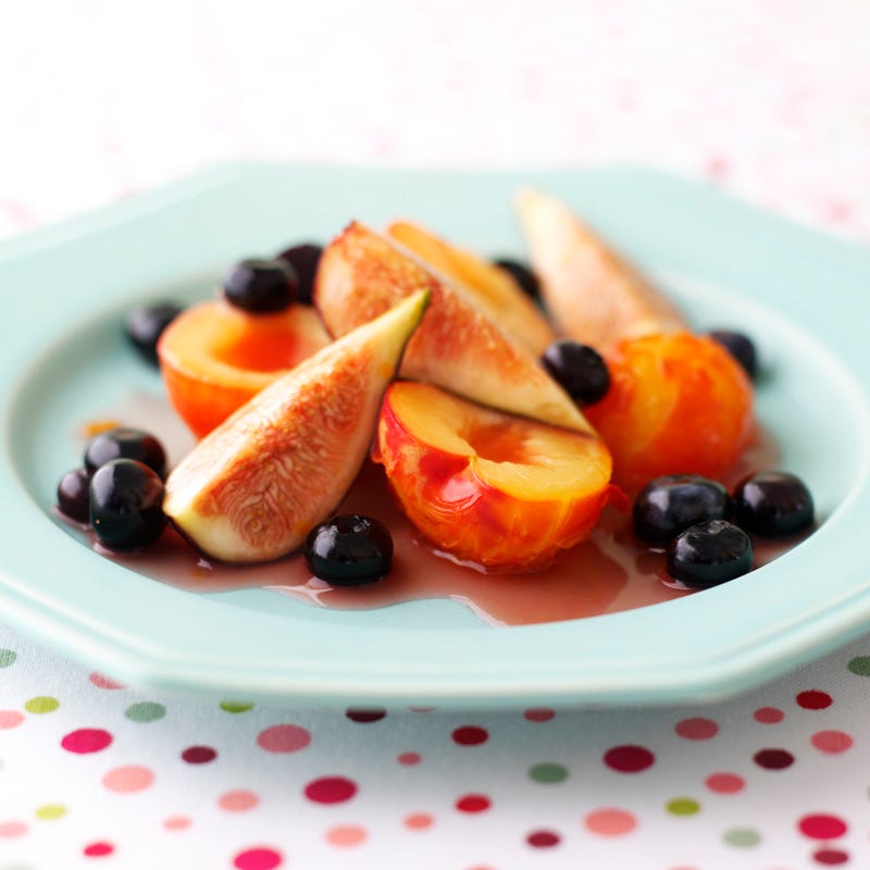 Foto Pflaumenkompott mit Feigen und Blaubeeren von WW