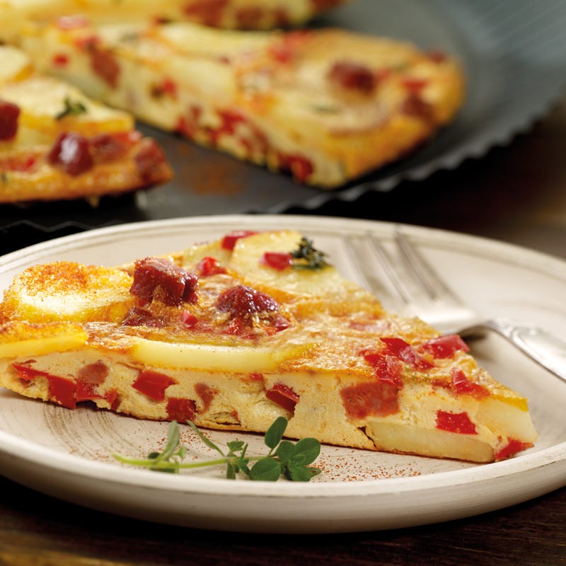 Foto Spanische Tortilla mit Chorizo von WW