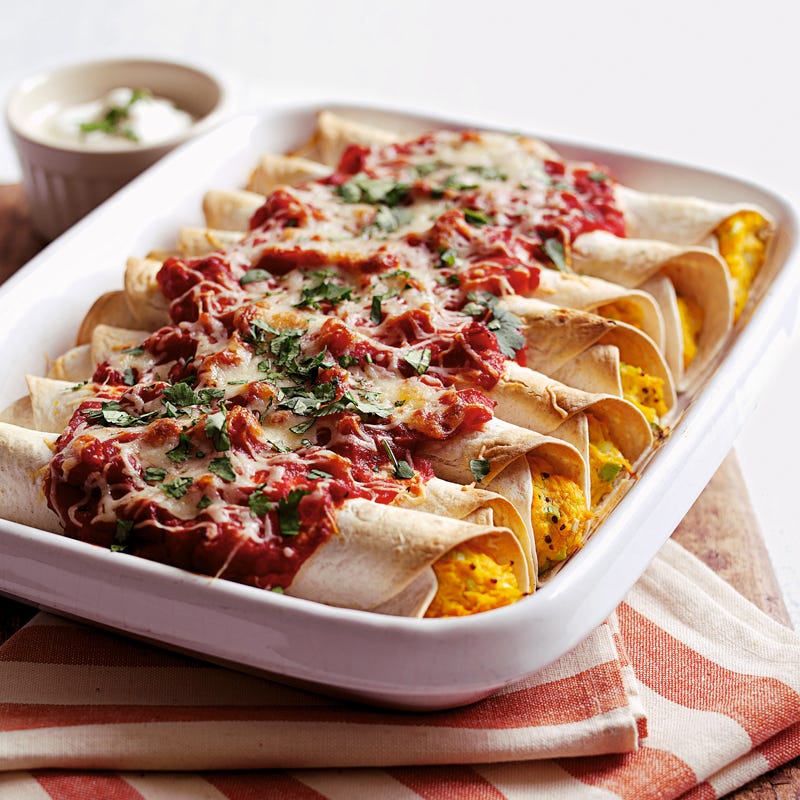 Foto Enchiladas mit Kürbispüree von WW