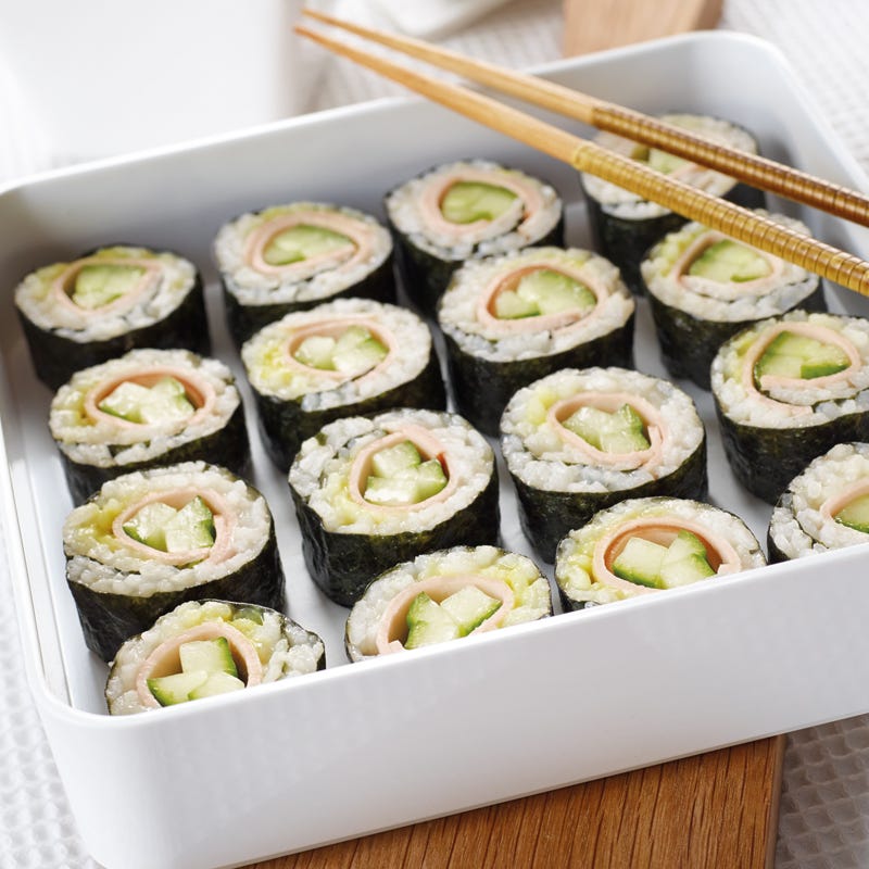 Foto Maki mit Putenbrust und Gurke von WW