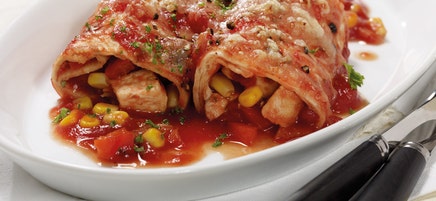 Mexikanische Enchilada de Pollo