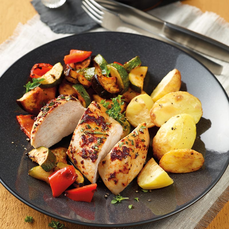 Mediterranes Ofenhähnchen