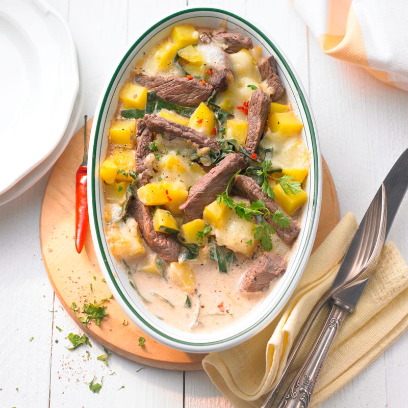 Foto Feuriger Steakauflauf von WW