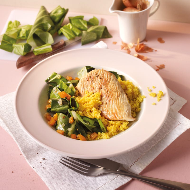 Foto Aprikosen-Mangold-Gemüse mit Pute von WW