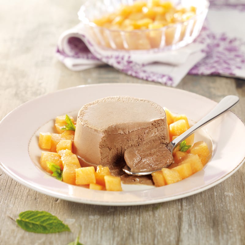 Foto Schokoladenparfaits mit Melonensalat von WW