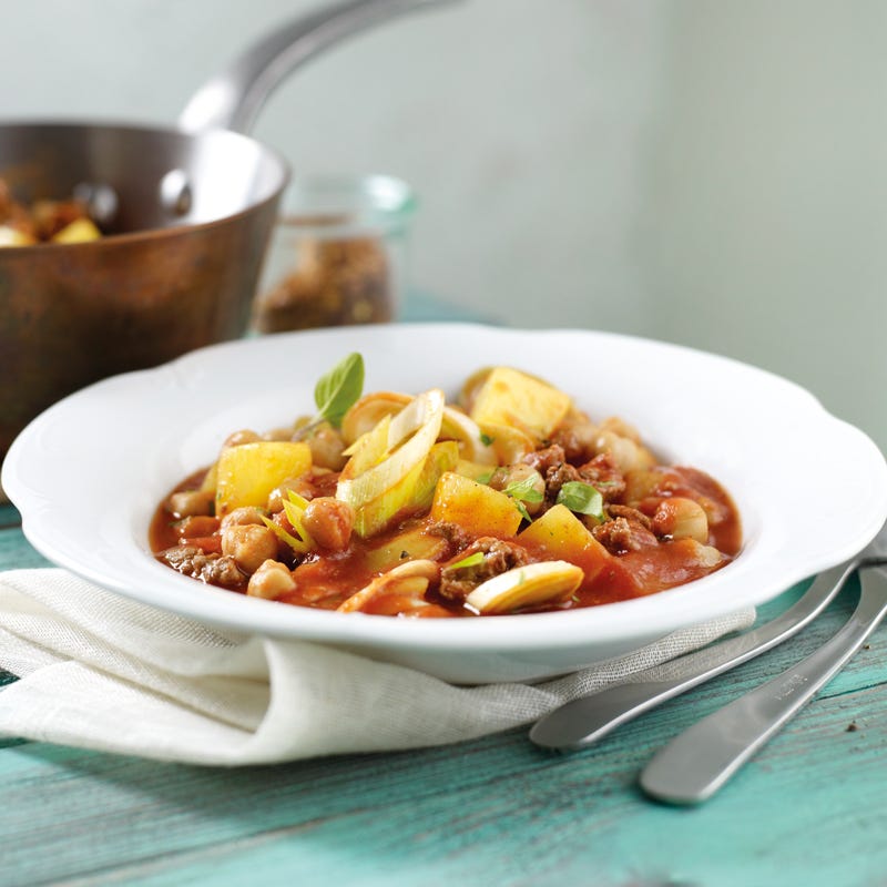 Foto Kartoffel-Kichererbsen-Eintopf mit Tomaten von WW