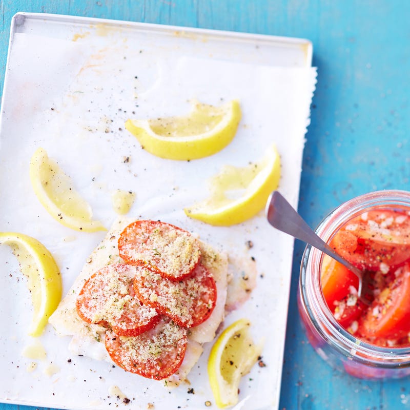 Foto Kabeljau mit Tomaten-Parmesan-Kruste von WW