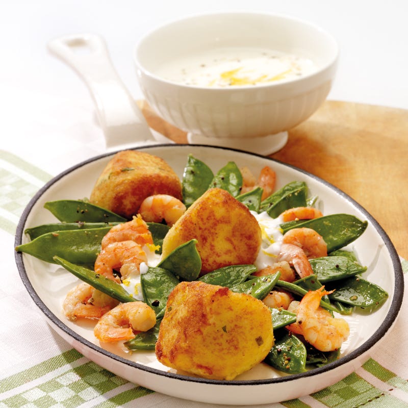 Foto Kartoffelbällchen mit Garnelen von WW