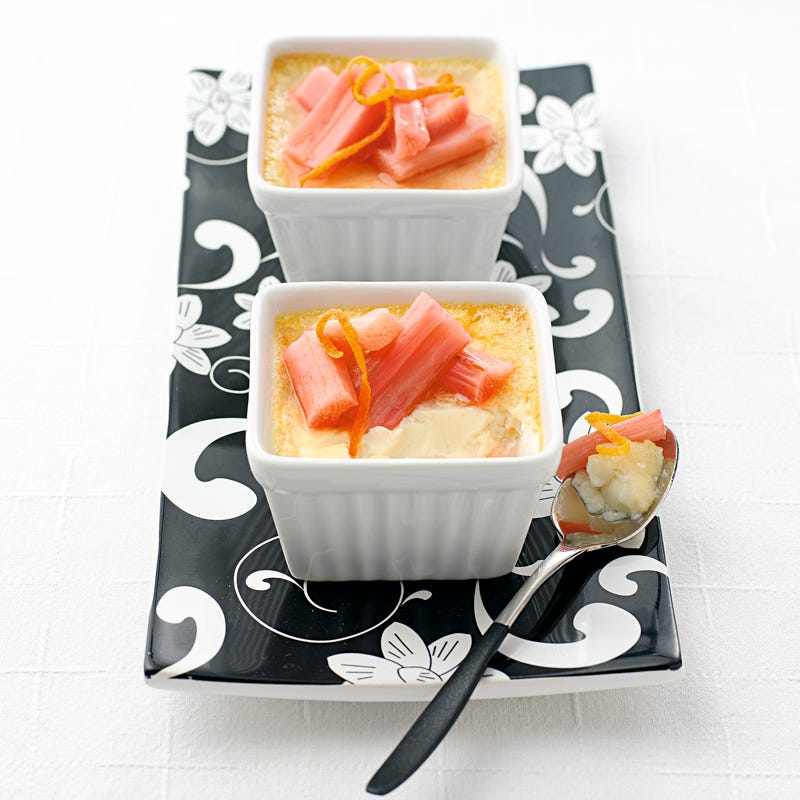 Foto Rhabarber mit Limettenmousse von WW