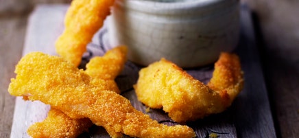Hausgemachte Fischstäbchen
