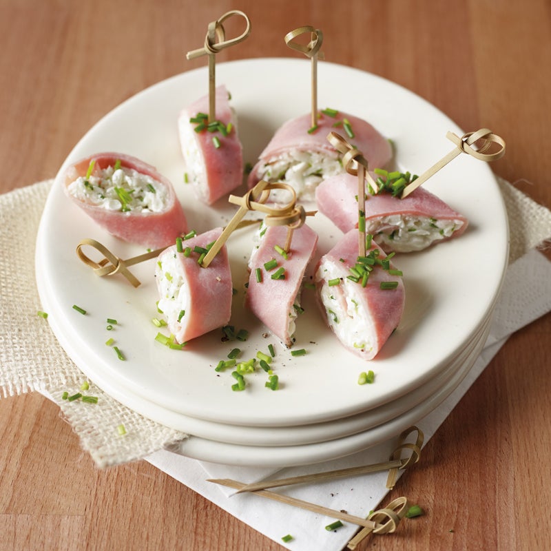 Schinkenröllchen mit Hüttenkäse Rezept | WW Deutschland Schinkenröllchen mit Hüttenkäse Rezept | WW Deutschland