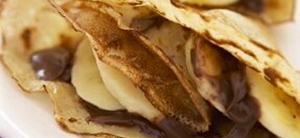 Crêpes mit Nutella und Banane