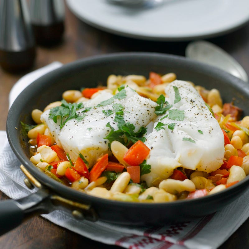 Foto Schellfisch auf Cannellini und Chorizo von WW