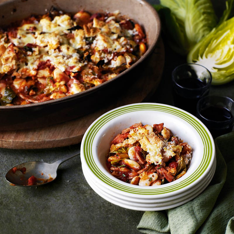 Foto Gratin mit dicken Bohnen und Chinakohl von WW