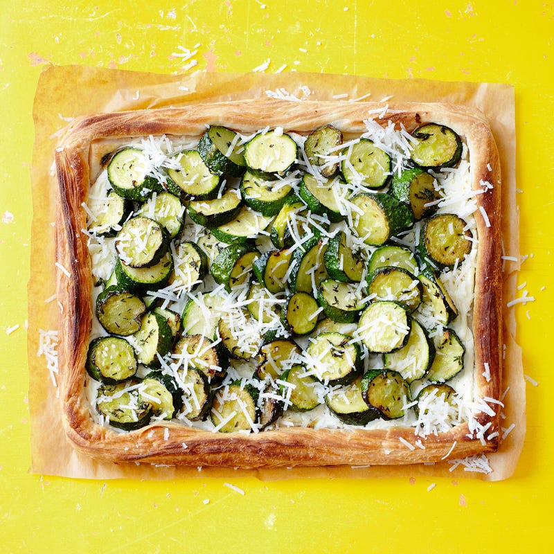 Foto Zucchini auf Blätterteig von WW