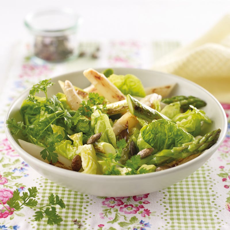 Gebratener Spargelsalat