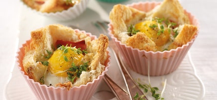 Eier-Toast-Muffins