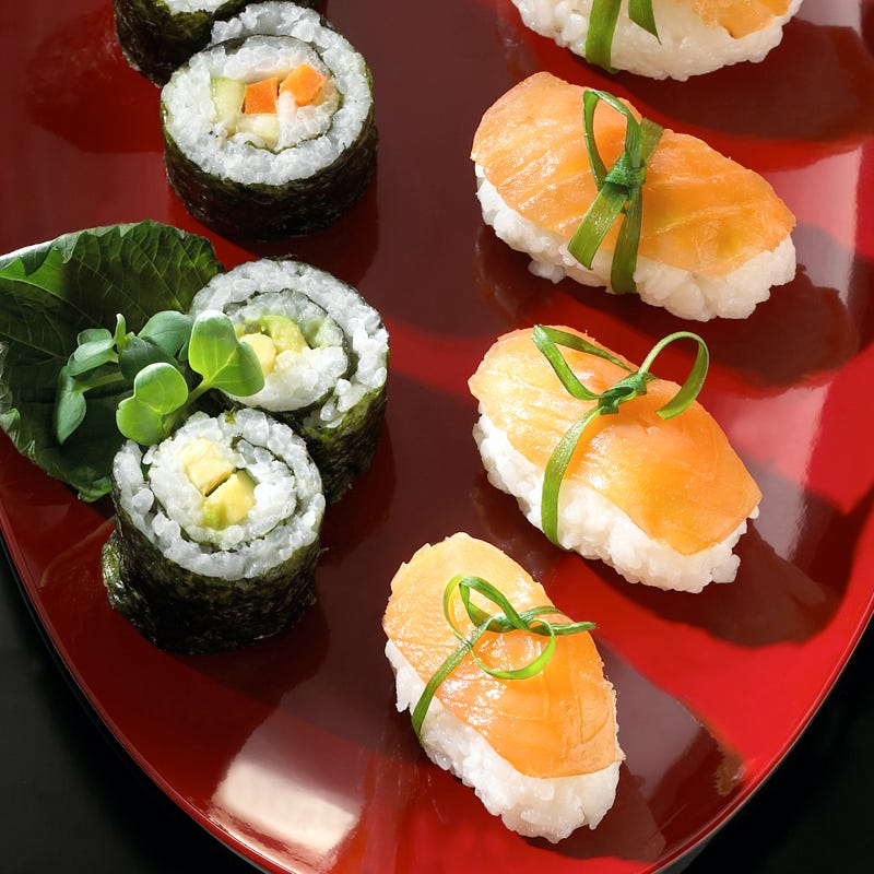 Foto Lachs-Sushi von WW
