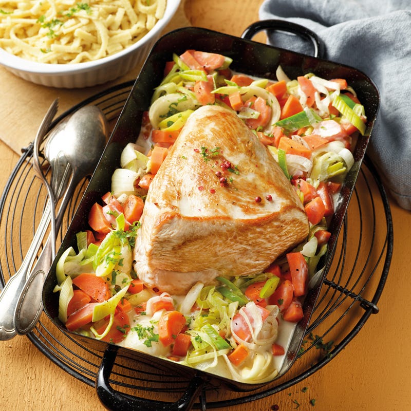 Foto Putenbraten mit Karotten-Lauch-Gemüse von WW