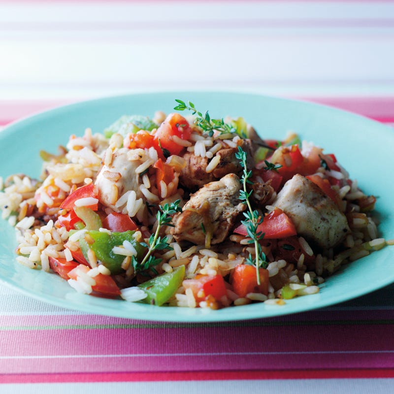 Foto Karibisches Jambalaya mit Hühnchen von WW