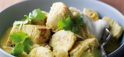 Bananen-Stew mit Hühnchen