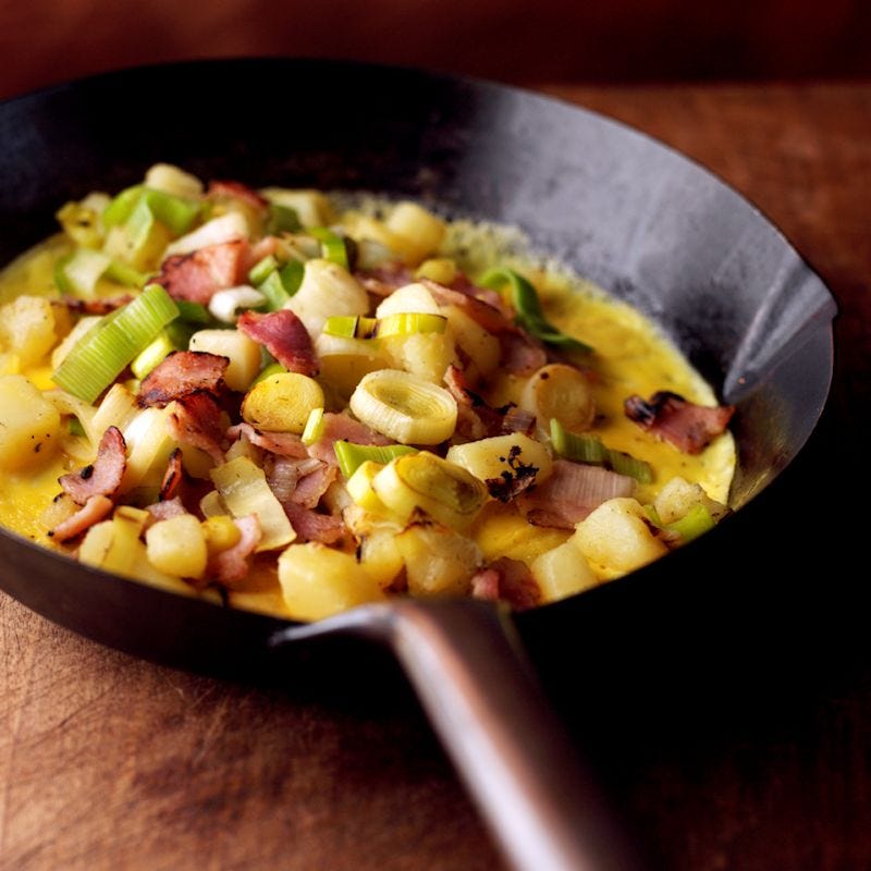 Photo of Bacon, leek & potato omelette by WW