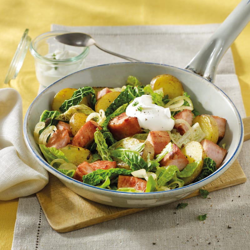 Kasselerpfanne nach Bauernart