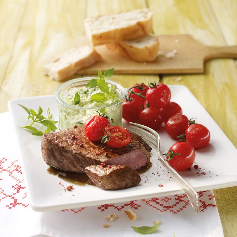 Foto Hüftsteaks mit Avocadodip von WW
