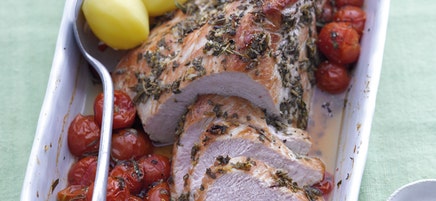 Provenzalischer Putenbraten mit Estragontomaten
