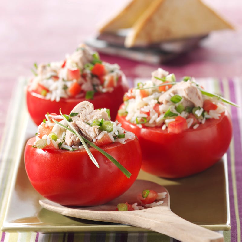 Gefüllte Tomaten mit Thunfisch