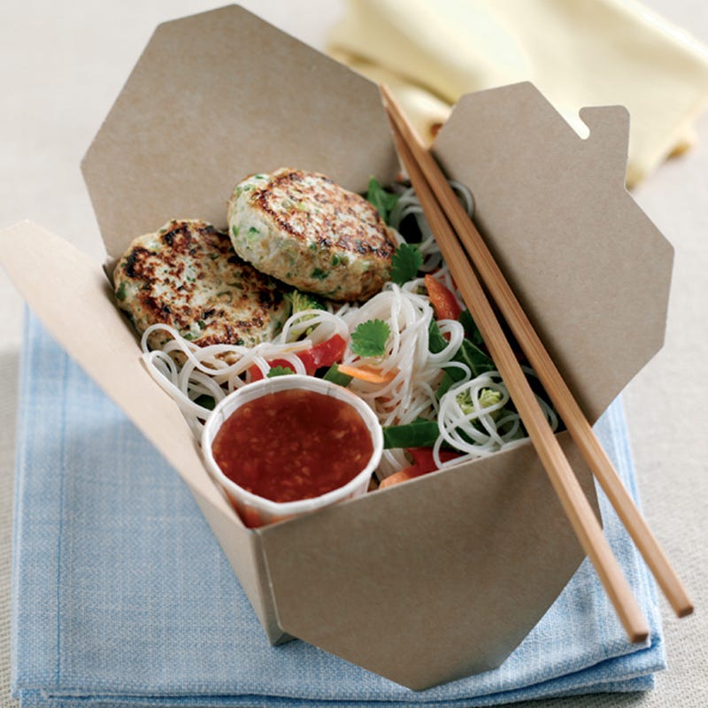 Foto Thai Nudelsalat mit Fleischbällchen von WW