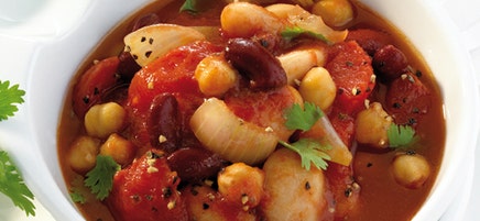 Mexikanische Tomaten-Bohnen-Suppe