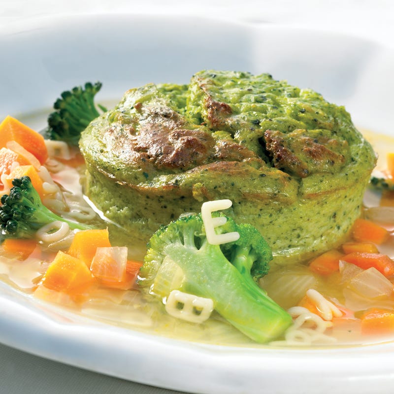 Foto Brokkoliflan im Nudelsüppchen von WW