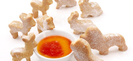 Quarkzoo mit Fruchtsauce